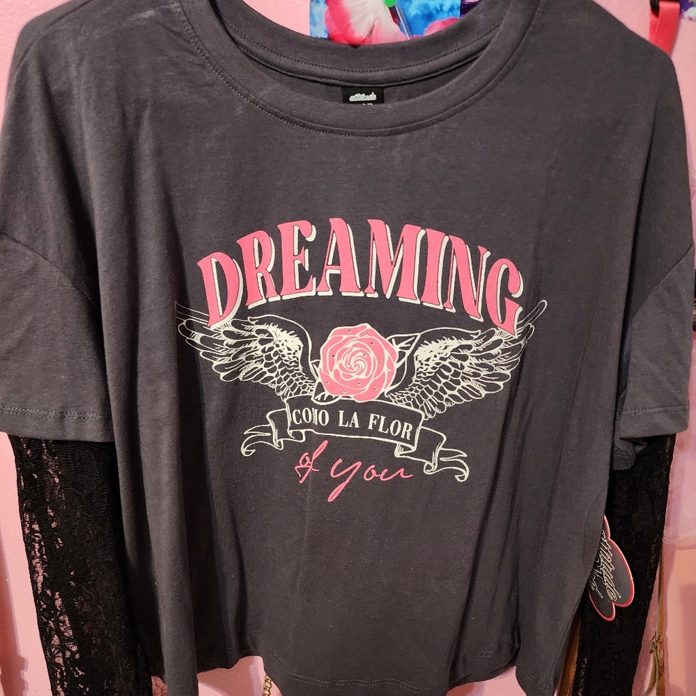 Junior long-sleeve shirt